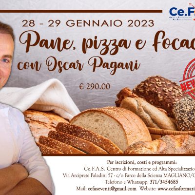 Pane, Pizza e Focaccia con Oscar Pagani